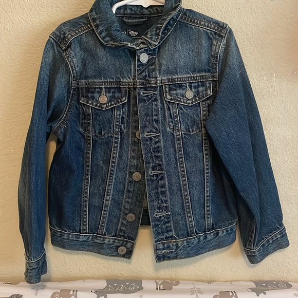 Baby Gap: Blue Denim Mickey Mouse Jacket Size 5 - Picture 2 of 3